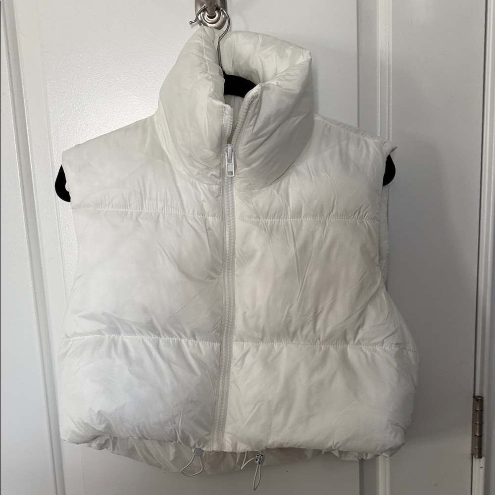 White Puffer Vest